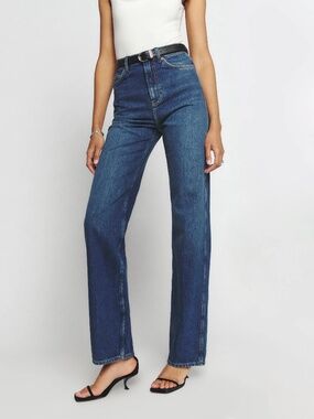 Reformation Wilder High Rise Wide Leg Jeans Western Salinas - Size 29
